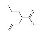 methyl 2-allylpentanoate结构式