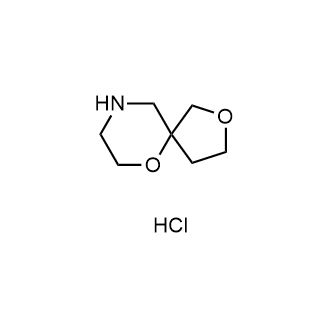 2,6-二氧杂-9-氮杂-螺[4.5]癸烷盐酸盐结构式