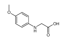 N-(4-甲氧基苯基)甘氨酸结构式