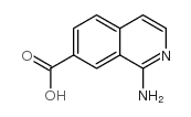 1-氨基异喹啉-7-羧酸结构式