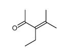 3-Ethyl-4-methyl-3-penten-2-one Structure