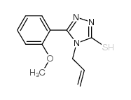 4-丙烯基-5-(2-甲氧基苯基)-4H-1,2,4-噻唑-3-硫醇结构式