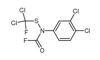 ((dichlorofluoromethyl)thio)(3,4-dichlorophenyl)carbamic fluoride Structure