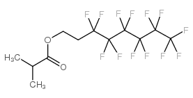 1H,1H,2H,2H-全氟辛基异丁酸酯结构式