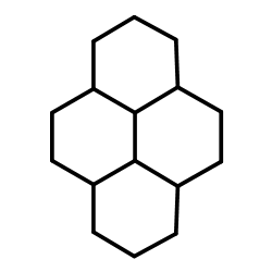 十六氢芘 (异构体混合物)结构式