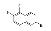 6-bromo-1,2-difluoronaphthalene Structure