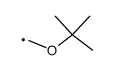 t-butyl methyl ether radical Structure