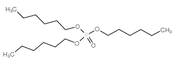 Phosphoric acid,trihexyl ester structure