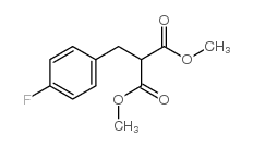 (4-氟苄基)丙二酸二甲酯结构式