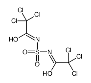 2,2,2-trichloro-N-[(2,2,2-trichloroacetyl)sulfamoyl]acetamide Structure