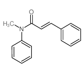 2-Propenamide,N-methyl-N,3-diphenyl-结构式