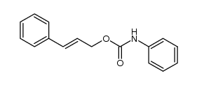 (E)-cinnamic N-phenyl carbamate Structure