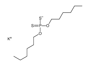 potassium,dihexoxy-sulfanylidene-sulfido-λ5-phosphane结构式
