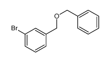 1-(苄氧基甲基)-3-溴苯结构式