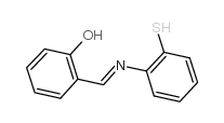 2-(亚水杨基氨基)硫代苯酚结构式