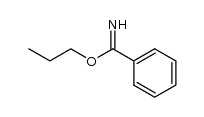 propyl benzenecarboximidoate结构式