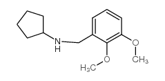 环戊基-(2,3-二甲氧基-苄基)-胺结构式
