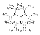 三[N,N-双(三甲基硅烷)胺]钐(III)结构式