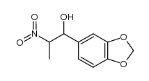 1-(benzo[d][1,3]dioxol-5-yl)-2-nitropropan-1-ol结构式