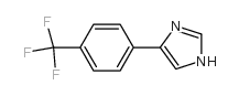 4-(4-(三氟甲基)苯基)-1H-咪唑结构式
