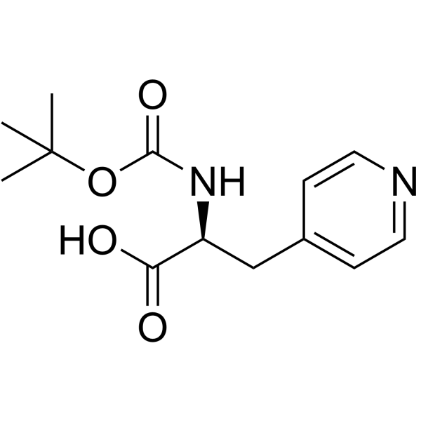 Boc-3-(4-Pyridyl)-L-alanine structure