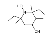 4-Piperidinol, 2,6-diethyl-1-hydroxy-2,3,6-trimethyl- (9CI)结构式
