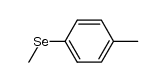 methyl p-tolyl selenide结构式