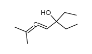 3-ethyl-6-methyl-hepta-4,5-dien-3-ol Structure