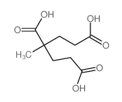 3-甲基戊烷-1,3,5-三羧酸结构式