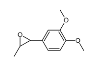 4-(1,2-epoxy-propyl)-1,2-dimethoxy-benzene结构式