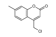 4-氯甲基-7-甲基色烯-2-酮结构式