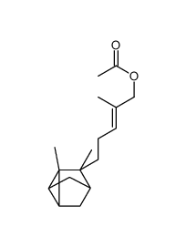 (+)-alpha-santalyl acetate Structure