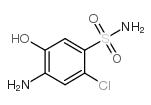 4-氨基-2-氯-5-羟基苯磺酰胺结构式