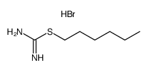 2-hexylisothiourea hydrobromide结构式