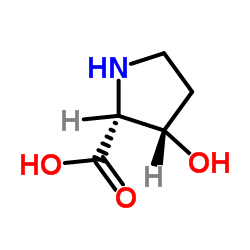 (S)-3-羟基-L-脯氨酸结构式