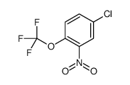 4-氯-2-硝基-1-(三氟甲氧基)苯结构式