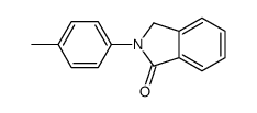 2-(4-methylphenyl)-3H-isoindol-1-one结构式