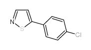 5-(4-氯苯基)异噻唑结构式