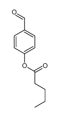 Pentanoic acid 4-formylphenyl ester结构式