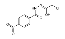 N'-(氯乙酰基)-4-硝基苯甲酰肼结构式