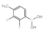 (2,3-Difluoro-4-methylphenyl)boronic acid Structure