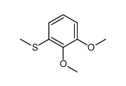 1,2-DIMETHOXY-3-(METHYLTHIO)BENZENE结构式