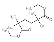 diethyl 2,2,5,5-tetramethylhexanedioate结构式