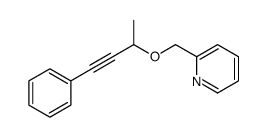 2-(4-phenylbut-3-yn-2-yloxymethyl)pyridine Structure