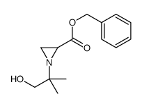 benzyl 1-(1-hydroxy-2-methylpropan-2-yl)aziridine-2-carboxylate结构式