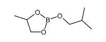 4-Methyl-2-isobutyloxy-1,3,2-dioxaborolane结构式