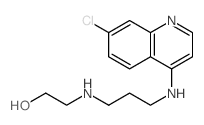 Ethanol,2-[[3-[(7-chloro-4-quinolinyl)amino]propyl]amino]- picture