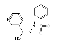N-(3-pyridinylcarbonyl)benzenesulfonohydrazide Structure