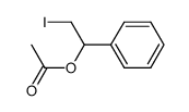 2-iodo-1-phenylethyl acetate Structure