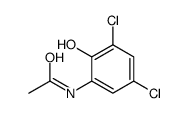 N-(3,5-dichloro-2-hydroxyphenyl)acetamide Structure